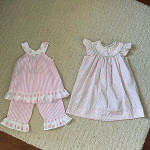 Remember Nguyen Collection Dress & The Bailey Boys Sear Sucker outfit. Size 18 M